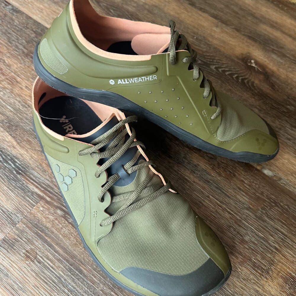 Vivo Barefoot Primus Lite IV All Weather - Olive Green - Size 10US Mens